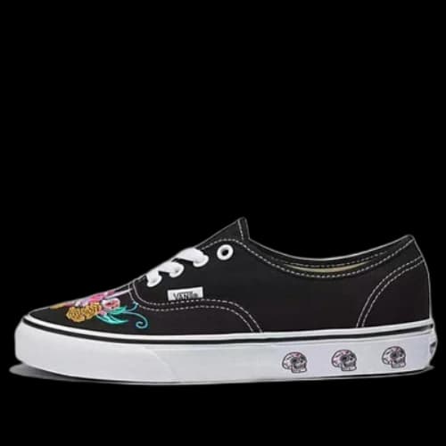 Vans Authentic Dia De Los Muertos 'Black'