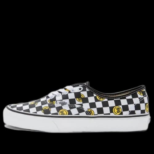 Vans Wallpaper Authentic Smiley 'Black White'