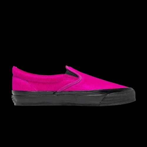 Vans Classic Premium Slip On 'Pony Hair Fuschia'