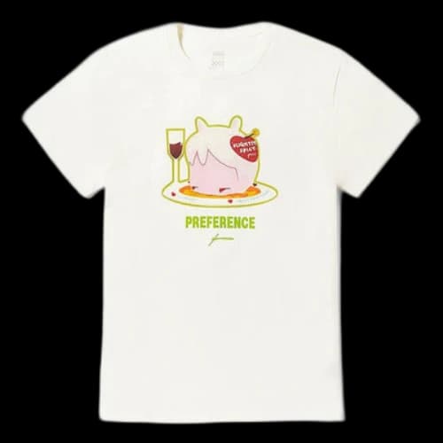 Vans X Otw Art Collection NUTTSH Wanton T-shirt 'Marshmallow' (Women's)