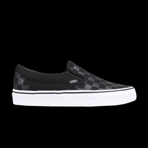 Vans Classic Slip-On Checkerboard Black Charcoal