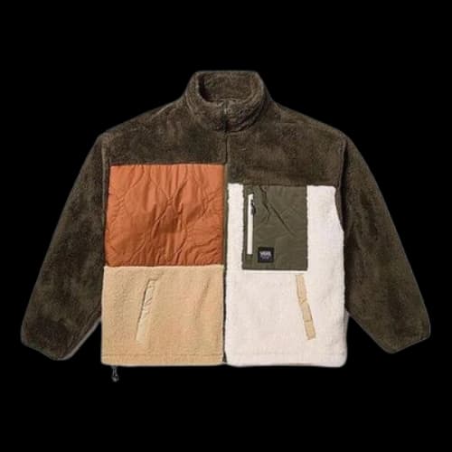 Vans Vertex Mix Sherpa Jacket 'Green Multi' (Women's)
