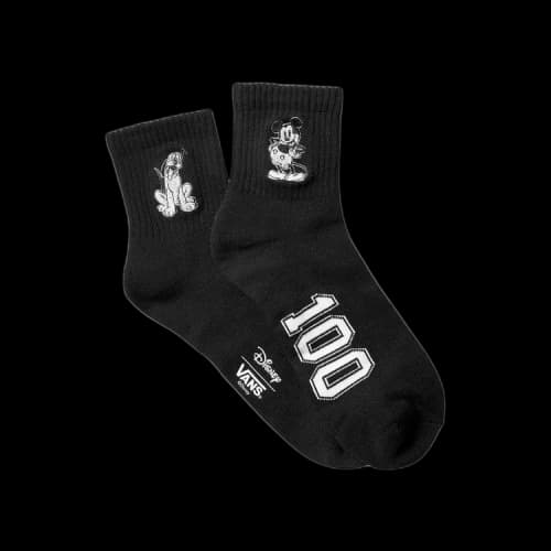 Vans x Disney Club 100 Half Crew Sock 'Black'