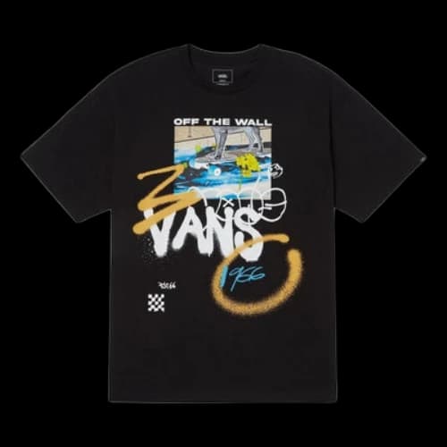 Vans College Graphic T-Shirt 'Black White'