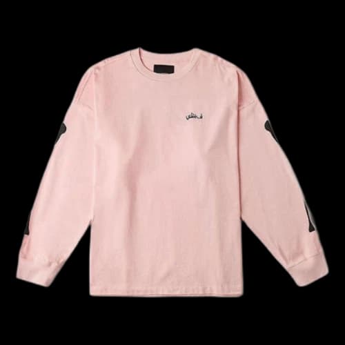 Vans Skeleton Long Sleeve T-shirt 'Pink'