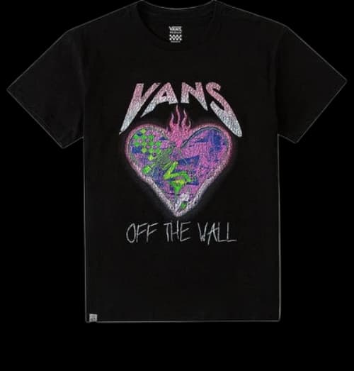 Vans Heart Graphic T-shirt 'Black' (Women's)