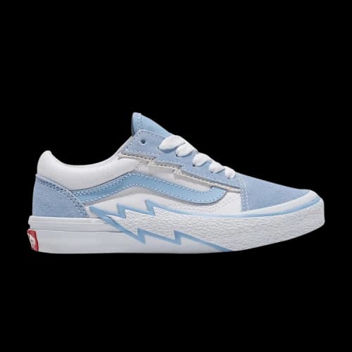 (GS) Vans Old Skool Shoes 'Bolt - Baby Blue'