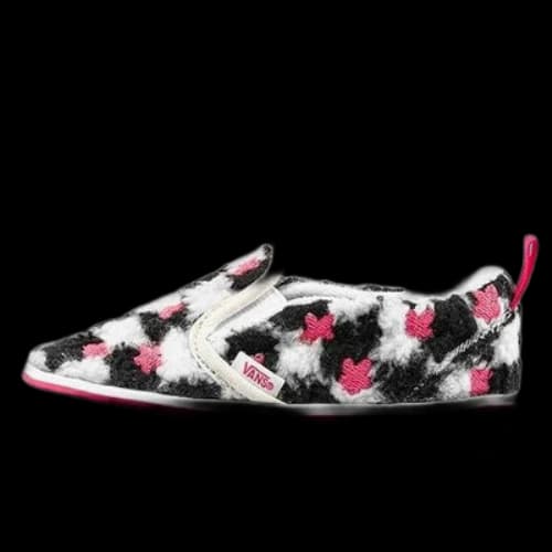 Vans Slip-on Shoes Black/White/Pink TD