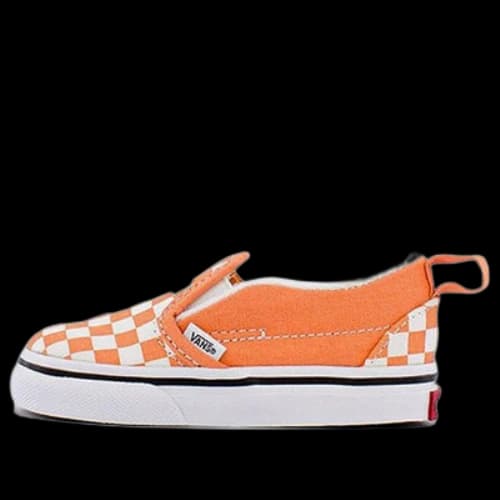 Vans Slip-On Low Tops Thick Sole Casual Skateboarding Shoes Orange White