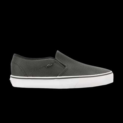 Vans Asher 'Perf Leather - Black' (Women's)