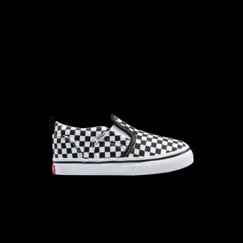 Vans Asher V Toddler 'Checkers - Black White'