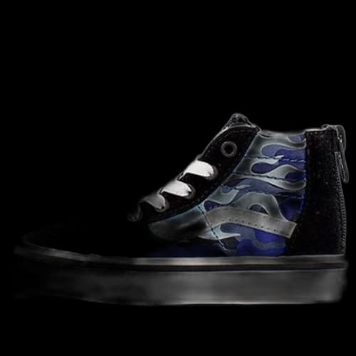 Vans SK8-HI Casual Skateboarding Shoes 'Black Blue'