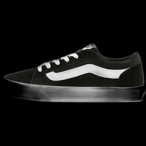 Vans Vero LS Suede Canvas Black White