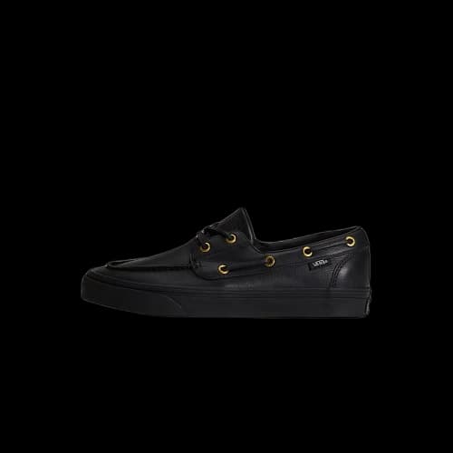 Vans 2-Eyelet Boat Shoe Leather Black