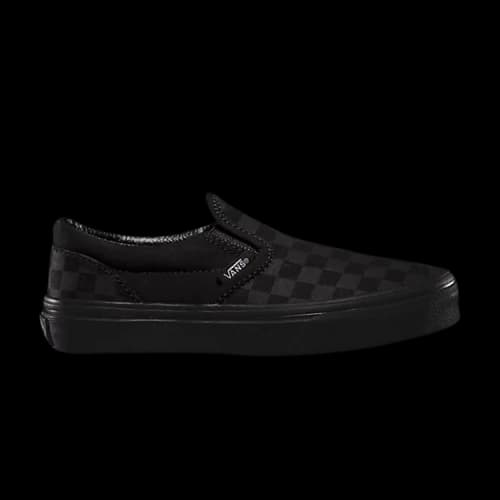 Vans Classic Slip-On Kids 'Checkerboard - Mono Black'