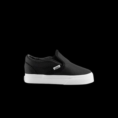 Vans Classic Slip-On Toddler 'Perf Leather - Black'