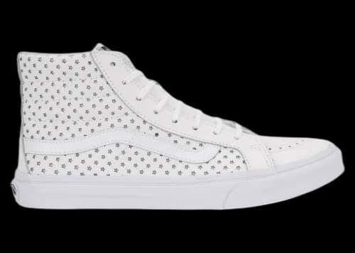 Vans Sk8-Hi Slim Perf Stars White (Women's)