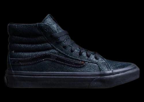 Vans Sk8-Hi Slim Patent Crackle Black (Women's)
