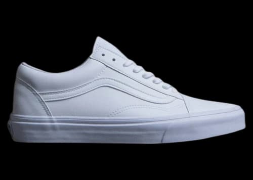 Vans Old Skool White Classic Tumble