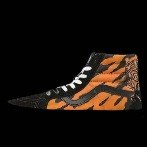 Vans Unisex SK8-Hi Reissue High-Top Sneakers Black/Orange