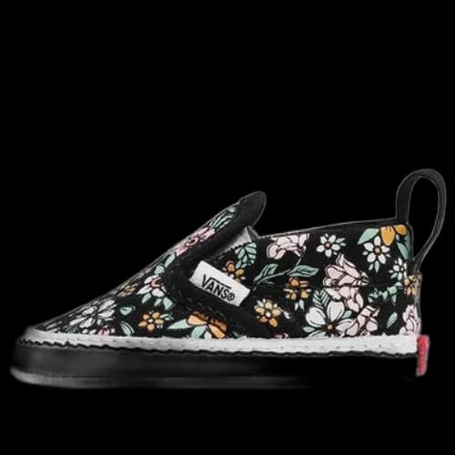 (TD) Vans Slip On Floral 'Black'