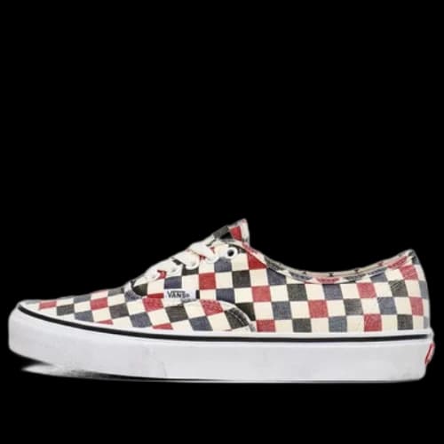 Vans Washed Authentic Black/RedCheckboard