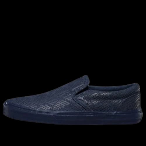 Vans Classic Slip-On Blue snake pattern