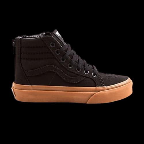 Vans Sk8-Hi Zip Kids 'Black Light Gum'