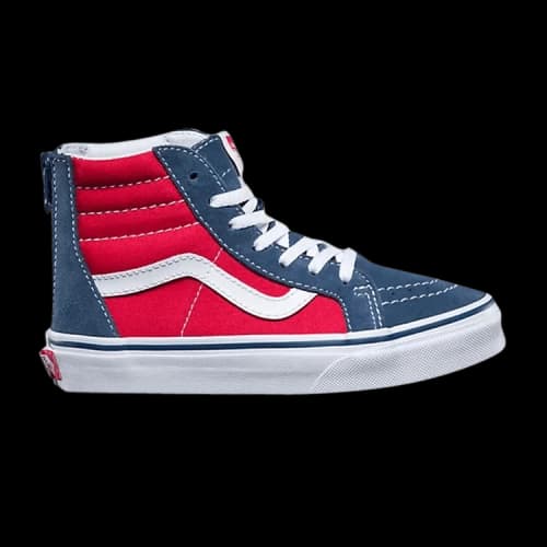 Vans Sk8-Hi Zip Kids 'Tri Pop - Vintage Indigo Red'