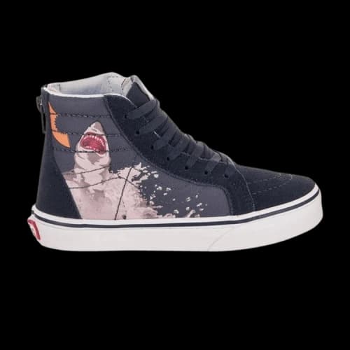 Vans Sk8-Hi Zip Kids 'Shark Attack'