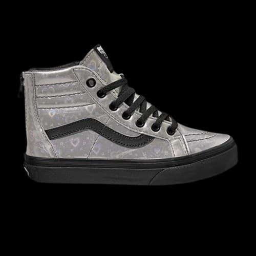 Vans Sk8-Hi Zip Kids 'Holo Hearts'