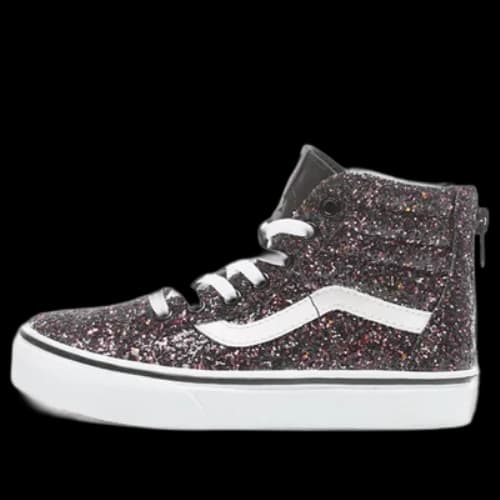 (PS) Vans Glitter Stars Sk8-Hi Zip Shoes 'Purple Black'