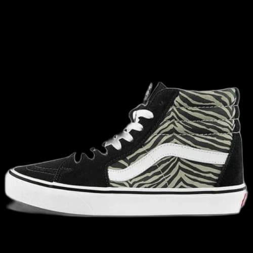 Vans SK8-HI Canvas Sneakers Black/White