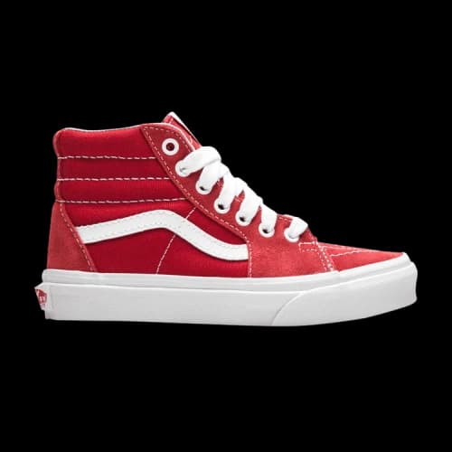 Vans Sk8-Hi Kids 'Varsity Canvas - Racing Red'