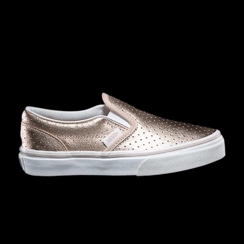Vans Classic Slip-On Kids 'Perf Leather - Rose Gold'