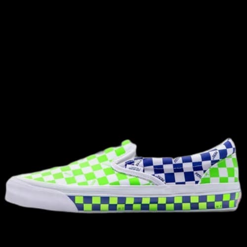 Vans OG Classic Slip-On LX 'Varsity Canvas Green Blue'