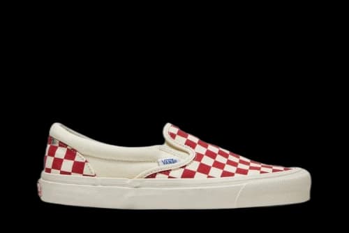 Vans OG Classic Slip-On LX 'Red Checkerboard'
