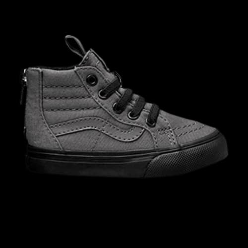 Vans Sk8-Hi Zip Toddler 'Black Outsole - Pewter'