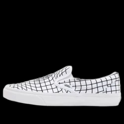 Vans U-Paint Classic Slip-On Shoes 'White Black'