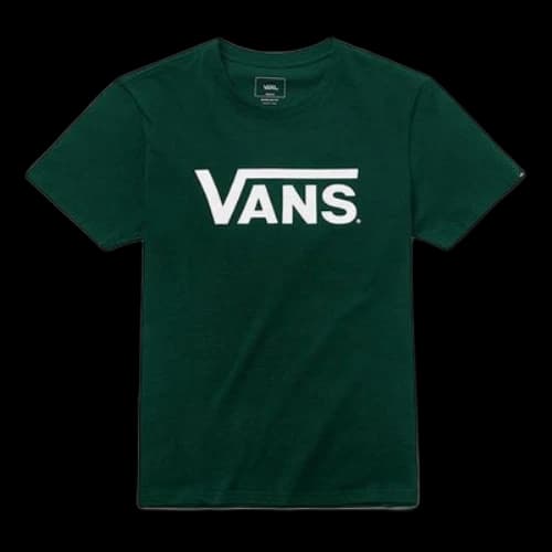 Vans Classic Loose Athleisure Casual Sports Short Sleeve Couple Style Dark Green