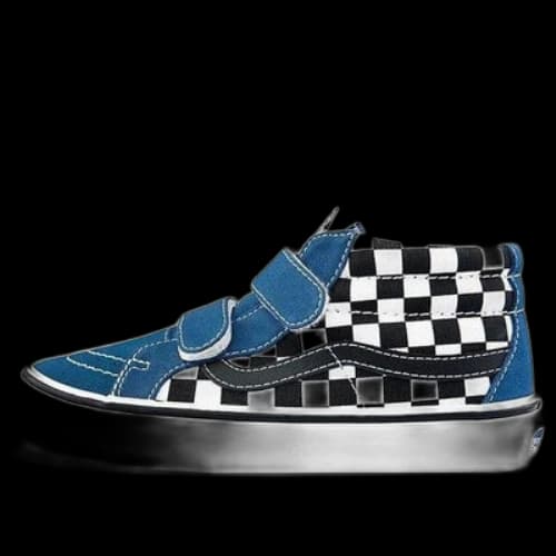 Vans Sk8-Mid Reissue V Kids Black/White Checkboard