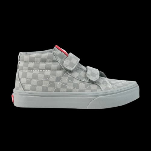 Vans Sk8-Mid Reissue V Kids 'Mono Checkerboard - Grey'