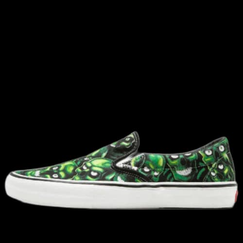 Vans Slip-On Pro 'Black White Green'