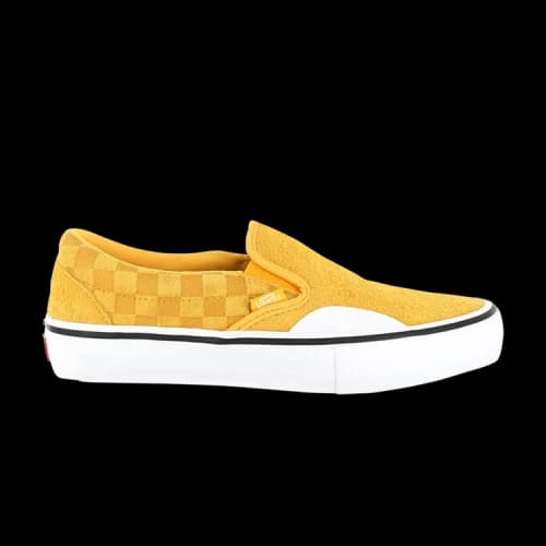 Vans Slip-On Pro 'Hairy Suede - Banana Checker'