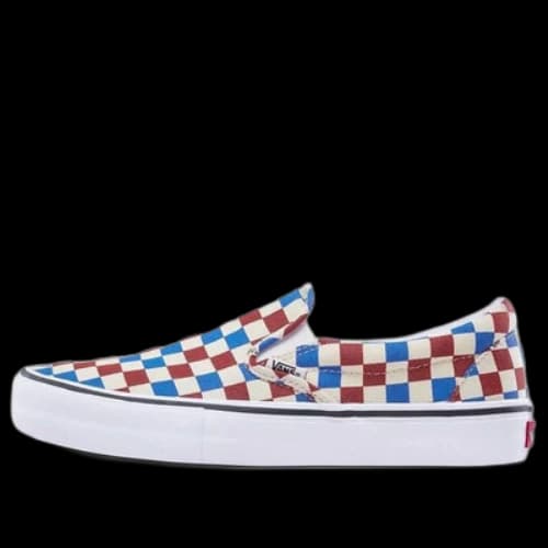 Vans Slip-On Pro Checkerboard Blue/Red