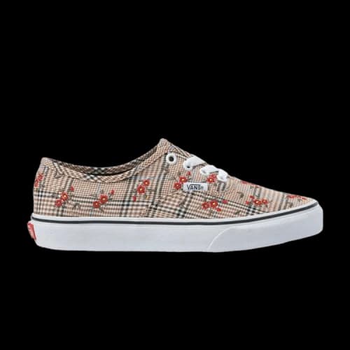 Vans Authentic 'Glen Plaid Floral Embroidery'
