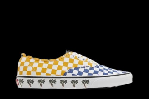 Vans Authentic 'Sidewall Palm Tree Checkerboard'