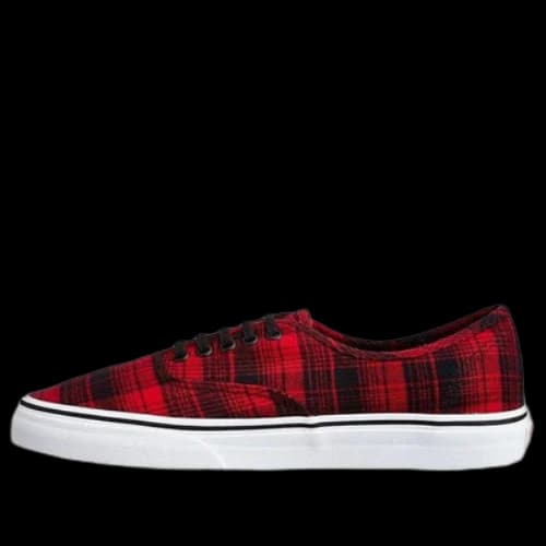 Vans Authentic Sneakers Plaid 'Red Black'