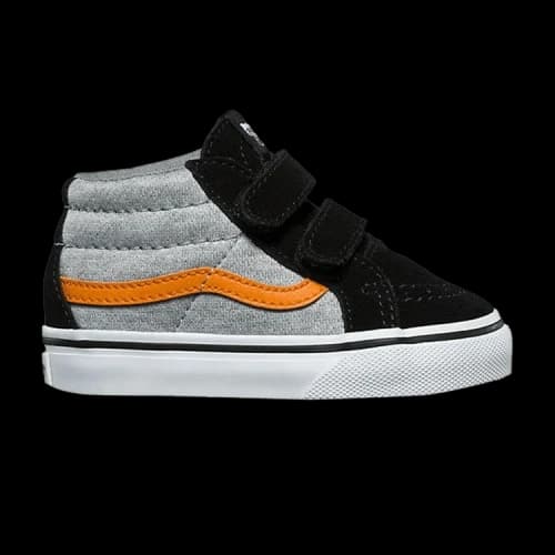 Vans Sk8-Mid Reissue V Toddler 'Suede & Jersey - Grey Black'