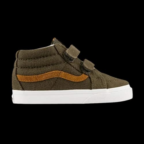 Vans Sk8-Mid Reissue V Toddler 'Flannel - Dusty Olive'